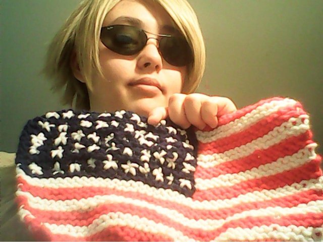 Sapphire L xxx xxx art made american flag sapphire wim