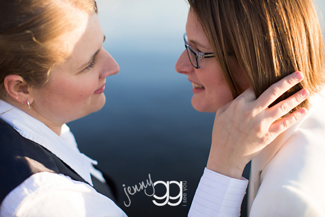 Marina Blue sex lesbian wedding same park jan marina corinne kirkland waterfront weddings pavilion