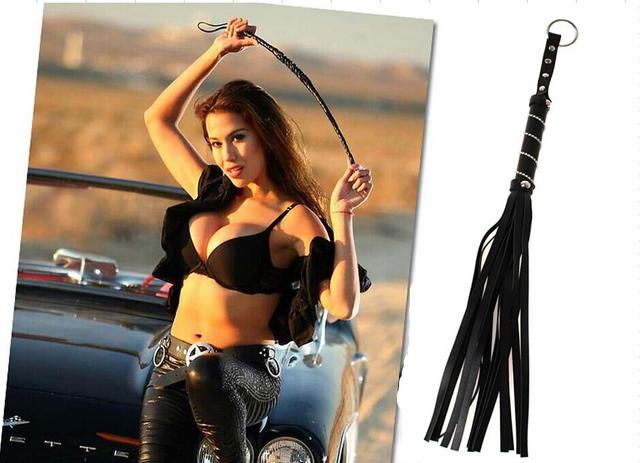 JJ Max sex adult sexy hot fetish bondage toys whip itm handle tassels flogger restraint