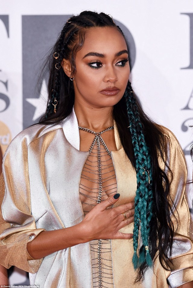 Leigh Ann sex hair little came out all bold leigh mix brit when awards anne blu tvshowbiz wardrobe went malfunction pinnock adding narrowly avoids