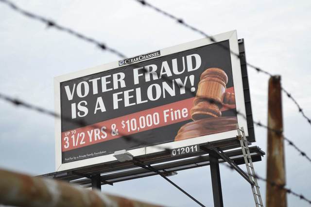 Lisa Woods porn chris call long voter ohio fraud billboard witnessed
