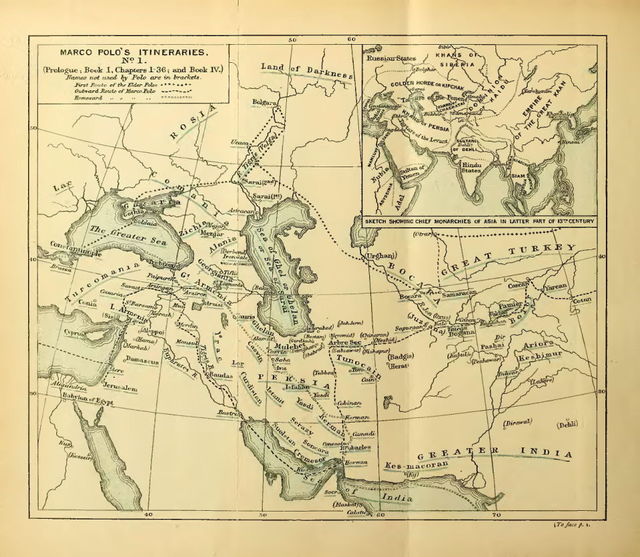 Malli Abdallah xxx complete marco map polo travels maps