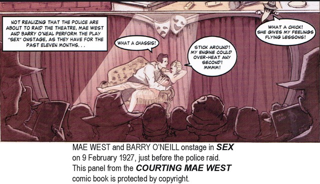 April West sex mae west april feb comic onstage