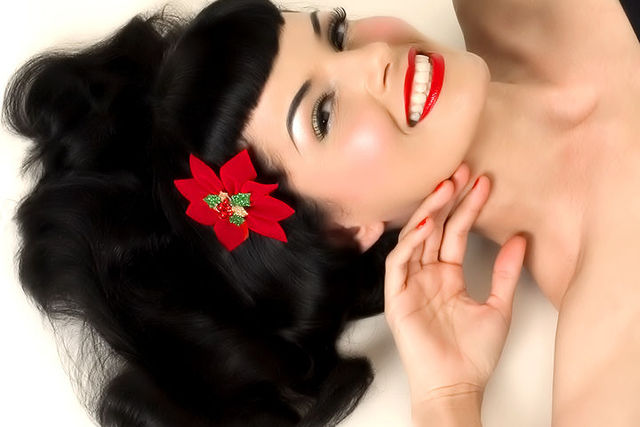 Bettie Page xxx page hair vintage modern bettie