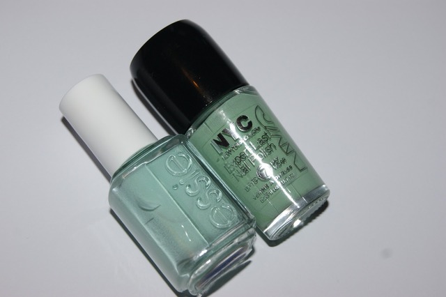 Candi Apple xxx last expert apple candy polish nyc nail dupe essie mint macaroon