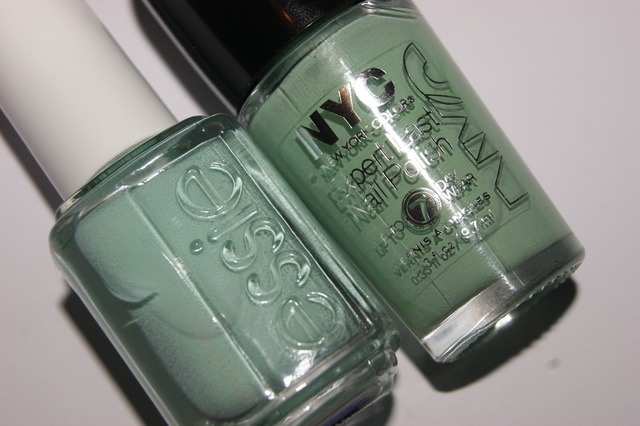 Candi Apple xxx last expert apple candy polish nyc nail dupe essie mint macaroon