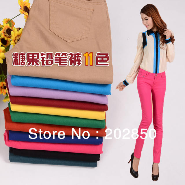 Candy Cotton sex round off free women jeans spring product summer print lady skinny fit candy shirt store fashion slim collar wsphoto shipping butterfly pattern pencil