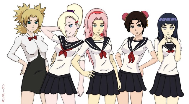 KimKim De xxx morelikethis sakura hinata temari ino tenten kimkim nflo scraps