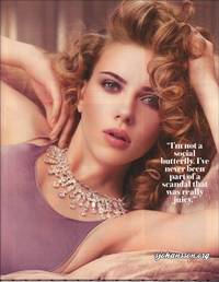 Angelina Karrs xxx scarlett johansson instyle magazine may issue