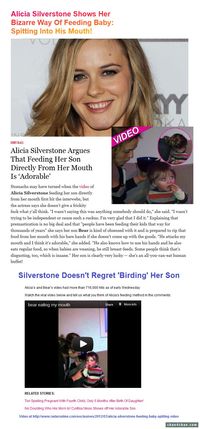 Atlantis Sparks porn media original alicia silverstone baby chew hollywood parenting fail feed celebrity search par page