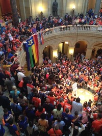 Carolina Belle sex marriage equality vote rally short sweet same passes