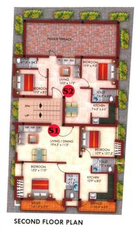 Brooklyn Deep xxx floorplan detail chennai brooklyn flat xxx project