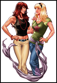 Mary Jane xxx mary jane gwen stacy diablo art appreciation moment day mark brooks