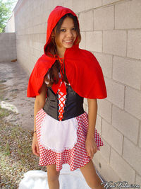 Alicia Monet porn cddb eabf sexy little red riding hood costume