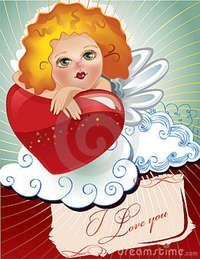 Angel Little sex valentine design sweet little angel love