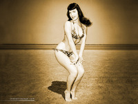 Bettie Page xxx bettie page beach