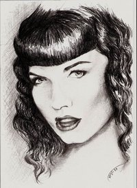 Bettie Page xxx pre bettie page kristi morelikethis artists