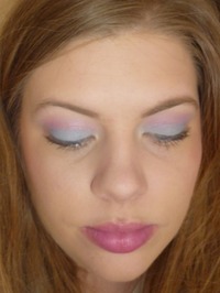 Deja Blue xxx weekly make blue pink makeup