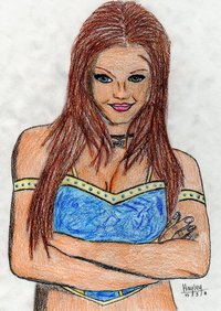 Eva Torres xxx pre wwe eve torres drawing circle life art