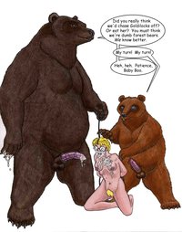 Goldi Locks porn baby bear fables papa strega goldilocks three bears